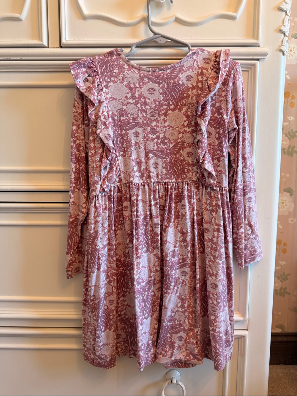 Kate Quinn Girls Pink Firebird Bamboo Dress